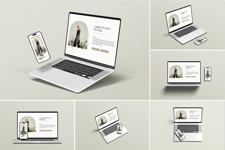 Mockup website UMKM Retail profesional oleh funDev Team